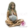 Imagem Resina Mãe Gaia Bronze Cores Grande