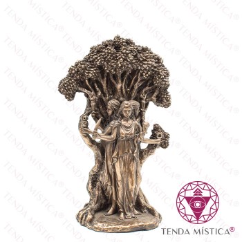 Imagem Resina Bronze Hécate Tripla 18cm