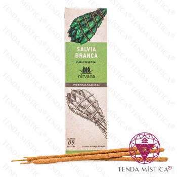 Incenso Nirvana Sálvia Branca
