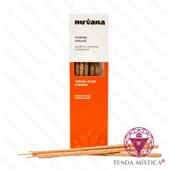 Incenso Nirvana Natural Equilíbrio, Confiança e Segurança