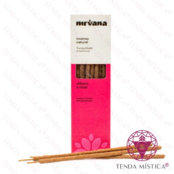Incenso Nirvana Natural Tranquilidade e Harmonia