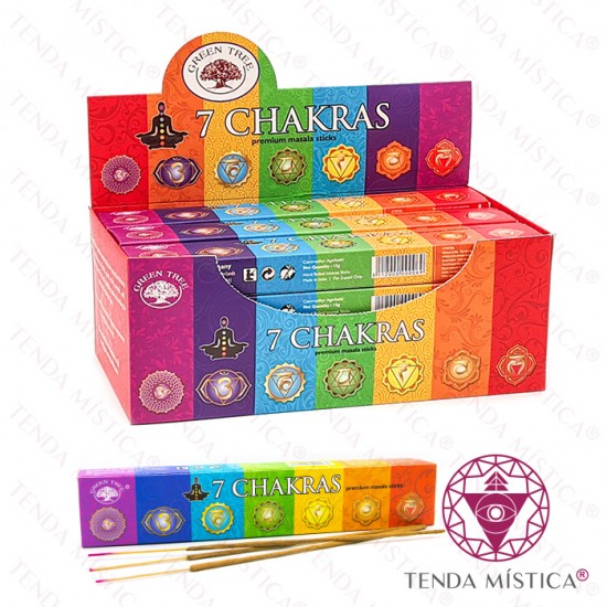Incenso Green Tree - 7 Chakras