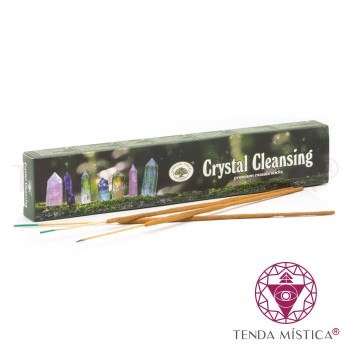 Incenso Green Tree Crystal Cleansing