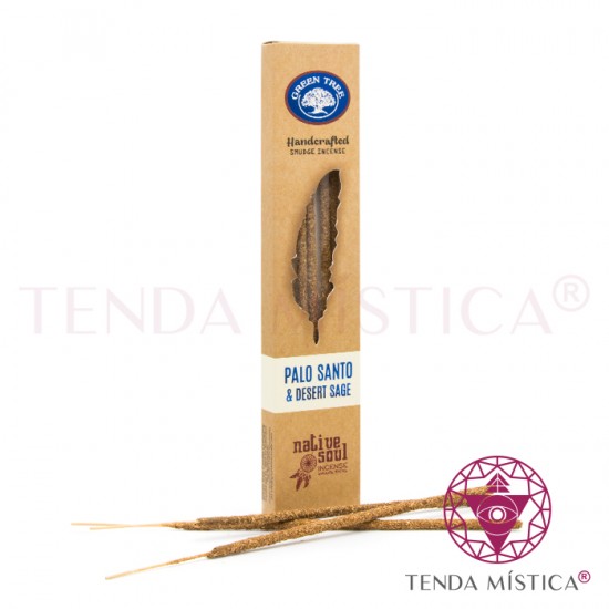 Incenso Green Tree Native Vegan Palo Santo & Desert Sage