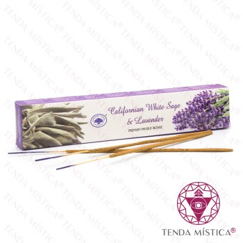 Incenso Green Tree White Sage & Lavender