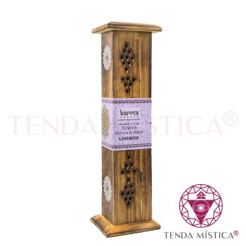 Incensário Torre Karma Mandala Lavender