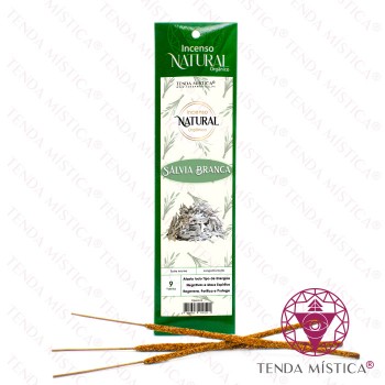 Incenso Orgânico Sálvia Branca