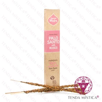 Sagrada Madre Incenso Palo Santo con Rosas