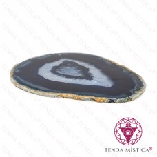 Placa de Ágata Azul Grande