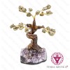 Árvore Pedra Bruto 8 ramos Pirite 12 cm