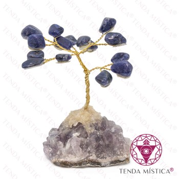 Árvore Pedra Bruto 5 ramos Sodalite