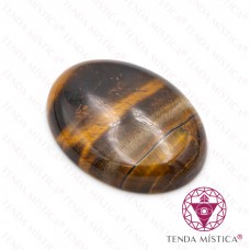 Cabochon 4X3 Olho de Tigre