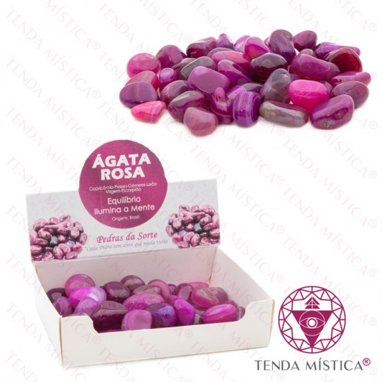 Caixa 250gr Ágata Rosa