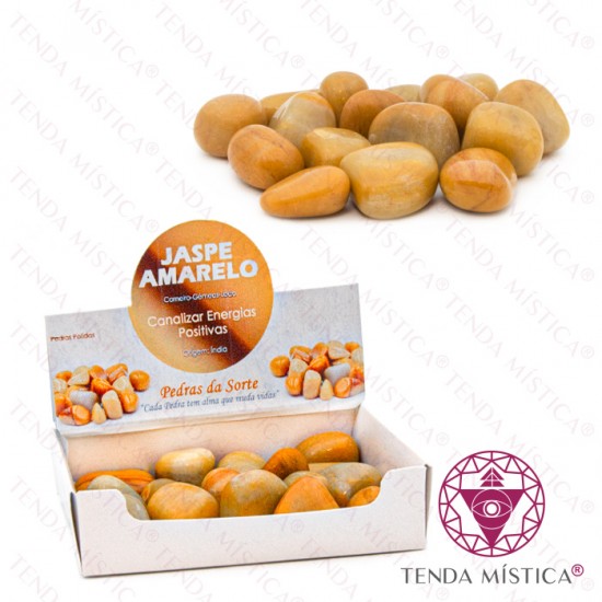 Caixa 250gr Jaspe Amarelo