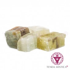 Pedras Bruto Calcite Verde