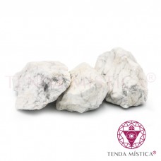 Pedras Bruto Howlite Branca