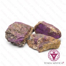 Pedras Bruto Purpurite Grande