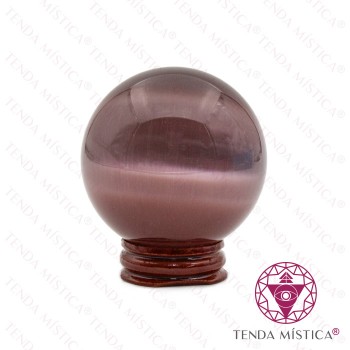 Esfera Olho de Gato Castanho - 6cm