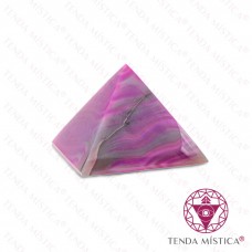 Pirâmide Ágata Rosa - 7X7cm