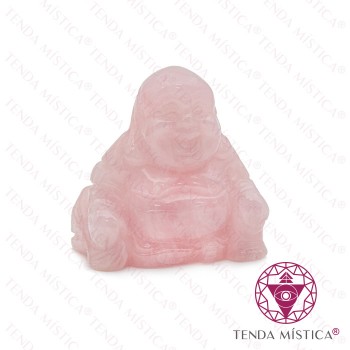 Pedra Buddha - Quartzo Rosa