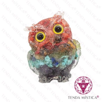 Orgonite Mocho - Mix Pedras Chakras