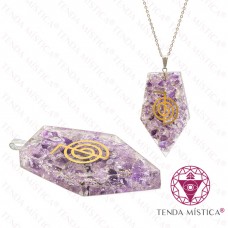 Orgonite Pendente Ametista Chokurei
