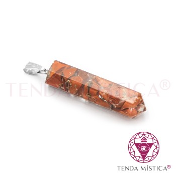 Orgonite Pendente Ponta Jaspe