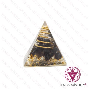 Orgonite Pirâmide - Turmalina Espiral 3X3