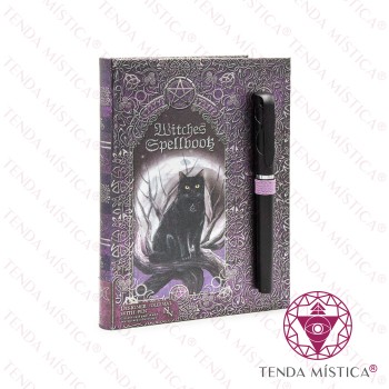 Caderno Witches Spell Book + Caneta