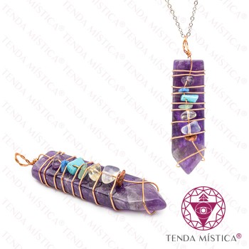 Pendente Espada Ametista - Chakras