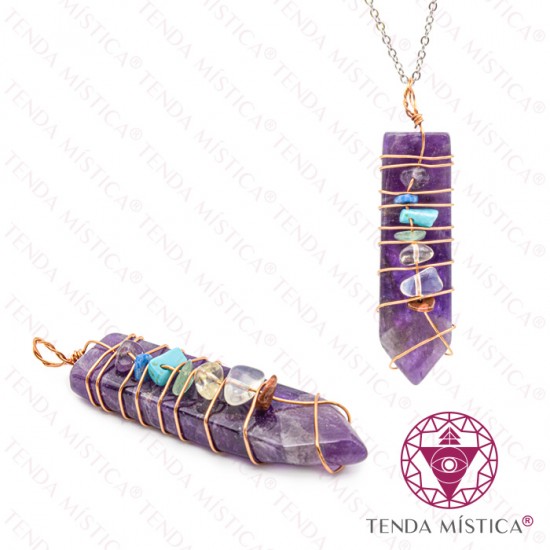 Pendente Espada Ametista - Chakras