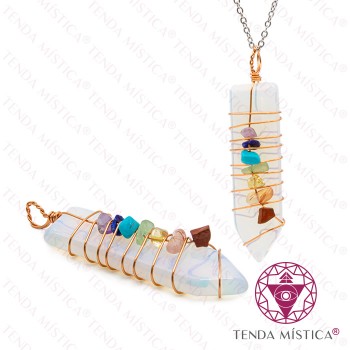 Pendente Espada  Opala - Chakras