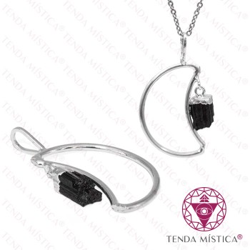 Pendente Turmalina Lua