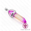 Pendente Bala Quartzo Aura Roxo