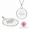 Pendente Selenite Caça Sonhos