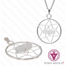 Pendente Selenite Caça Sonhos
