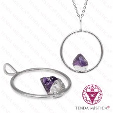 Pendente Ametista Circulo