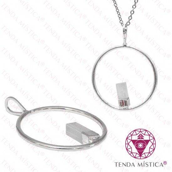 Pendente Selenite Circulo