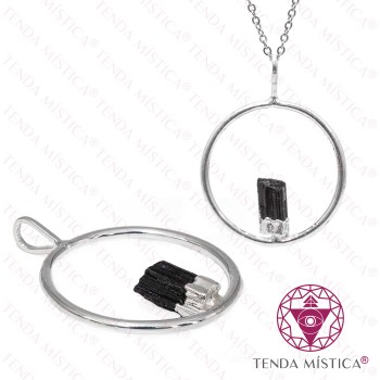 Pendente Turmalina Circulo