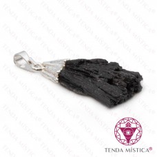 Pendente Vassourinha da Bruxa Bruto Banho Prata