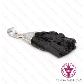 Pendente Vassourinha da Bruxa Bruto Banho Prata