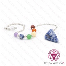Pêndulo Grande - Sodalite C/Fio Pêndulo Grande - Sodalite C/Fio