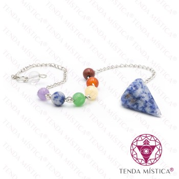 Pêndulo Grande - Sodalite C/Fio
