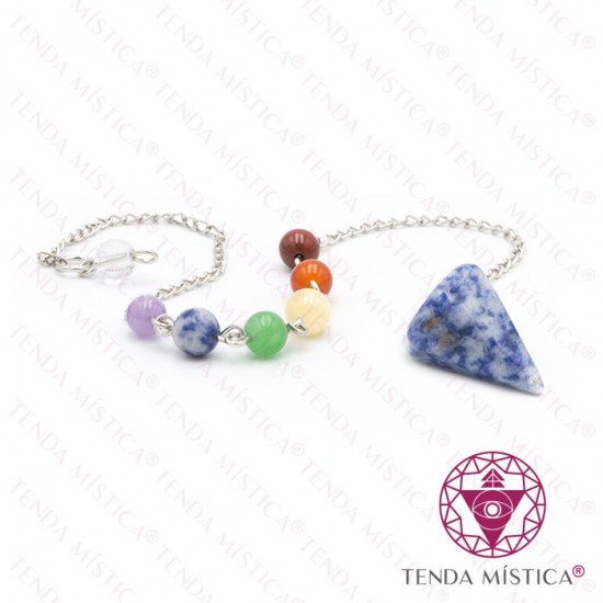 Pêndulo Grande - Sodalite C/Fio Pêndulo Grande - Sodalite C/Fio