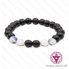 Pulseira Poder da Turmalina & Aura Angel