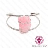 Pulseira Ajustável Quartzo Rosa