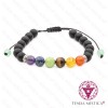 Pulseira Ajustável Chakras 8mm