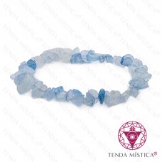 Pulseira Chips Água Marinha