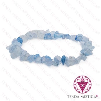 Pulseira Chips Água Marinha