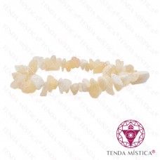 Pulseira Chips Calcite Amarela